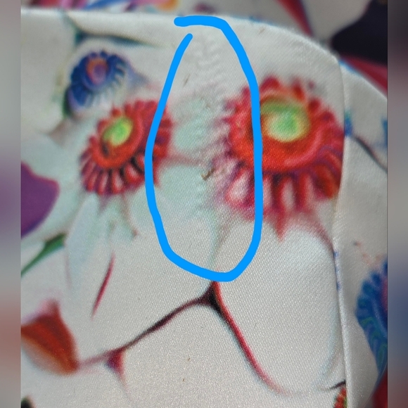 RARE MARY KATRANTZOU X TOPSHOP CARNIVAL PRINT STRAPLESS DRESS. - Picture 6 of 6